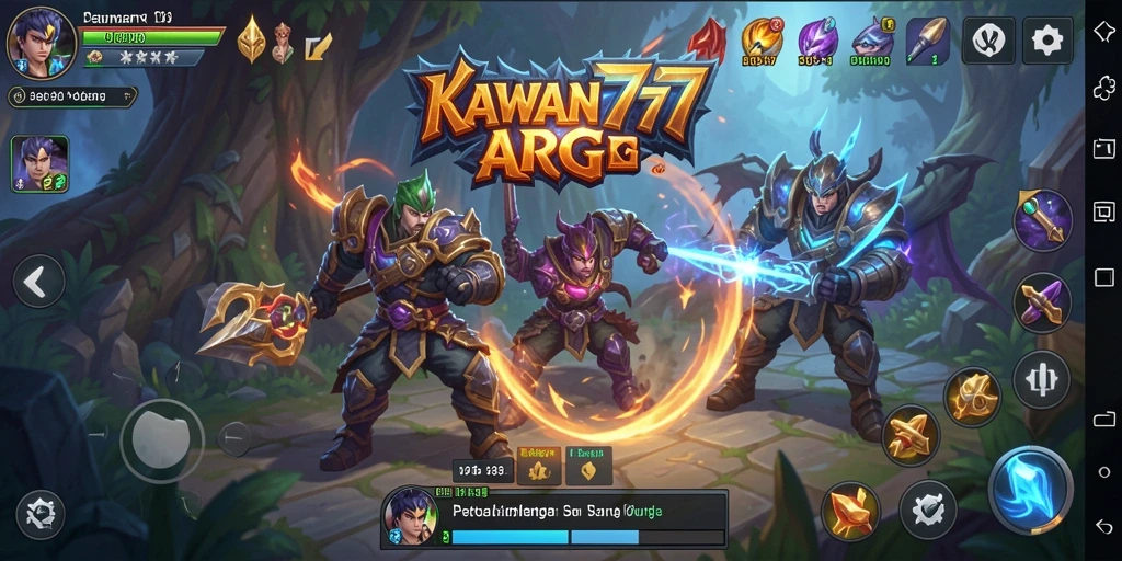 Gameplay KAWAN777 dengan pertarungan seru dan eksplorasi yang mendalam.