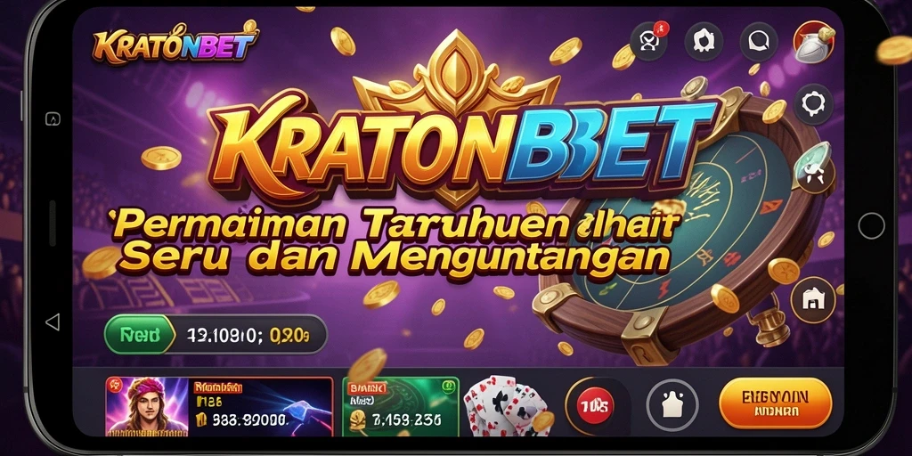 Tampilan gameplay KRATONBET yang menarik dan modern.