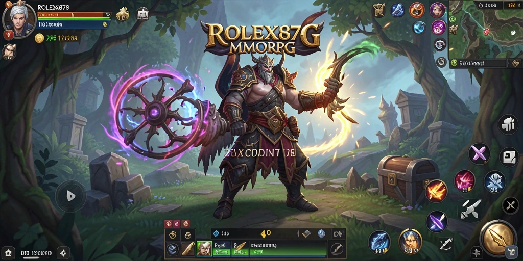 Tampilan gameplay menakjubkan dalam dunia MMORPG ROLEX878.